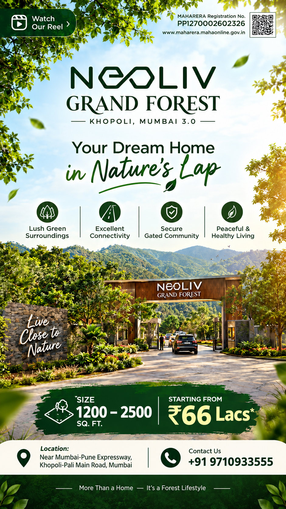 Neoliv Grand Forest Plots Khopoli Banner